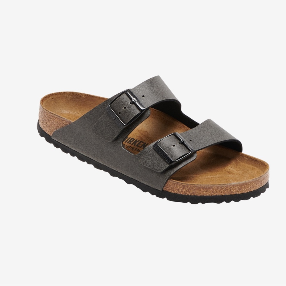 Birkenstock Arizona Mens Sandals Grey/beige - Picture 2 of 4